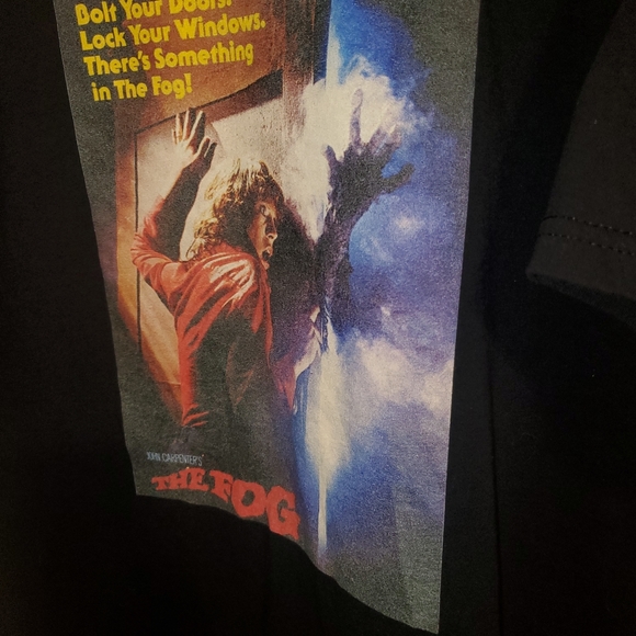 The Fog Horror Vintage Tee Shirt John Carpenter Size L/XL - Picture 3 of 5
